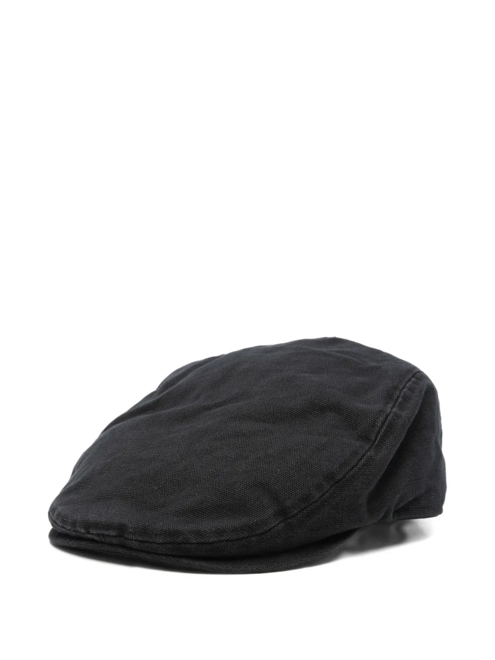 Carhartt WIP 웹스터 로고 패치 베이커 보이 모자 | 블랙 | Image 1