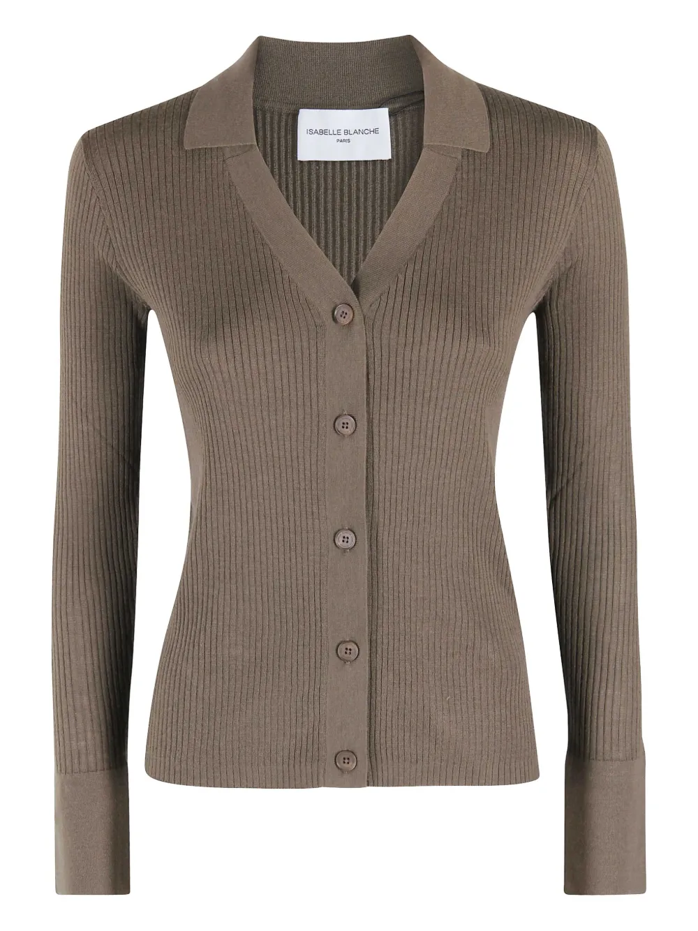 Isabelle Blanche button-fastening cardigan | Green | Image 1