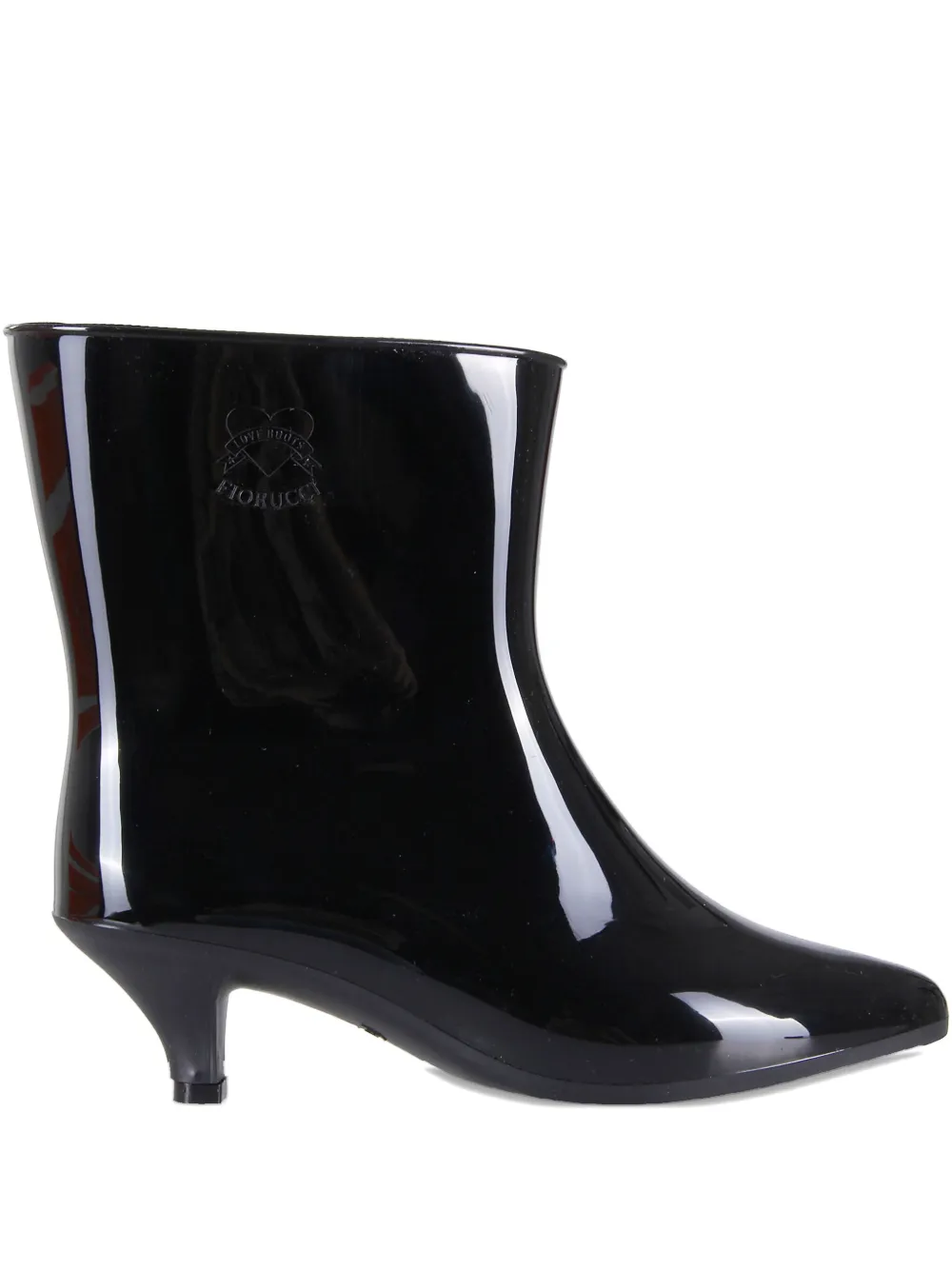Fiorucci 60mm Logo-detail Boots In Black