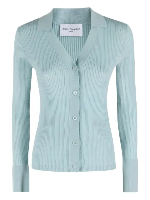 Isabelle Blanche button-fastening cardigan