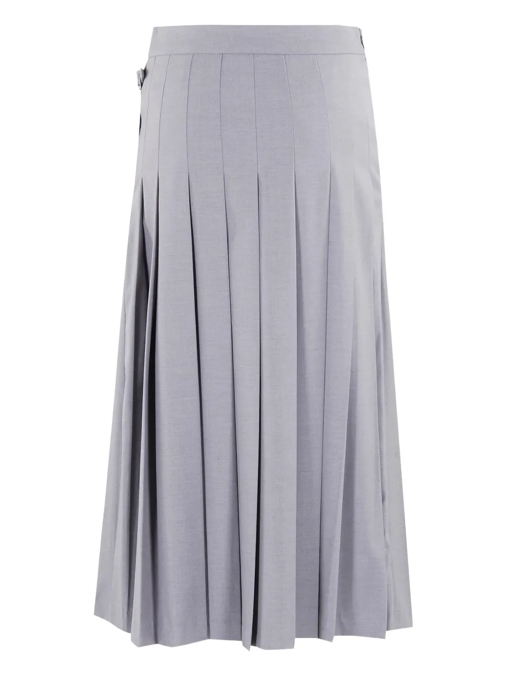 Isabelle Blanche pleated asymmetrical skirt - Grijs
