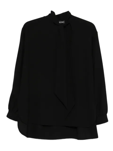 Emporio Armani tie-neck blouse