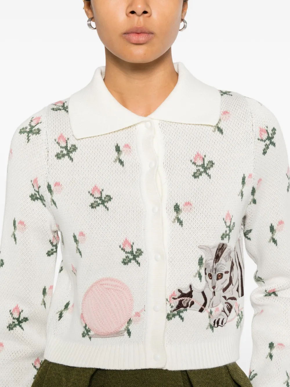 House Of Sunny Time To Play Cardigan In Neutral