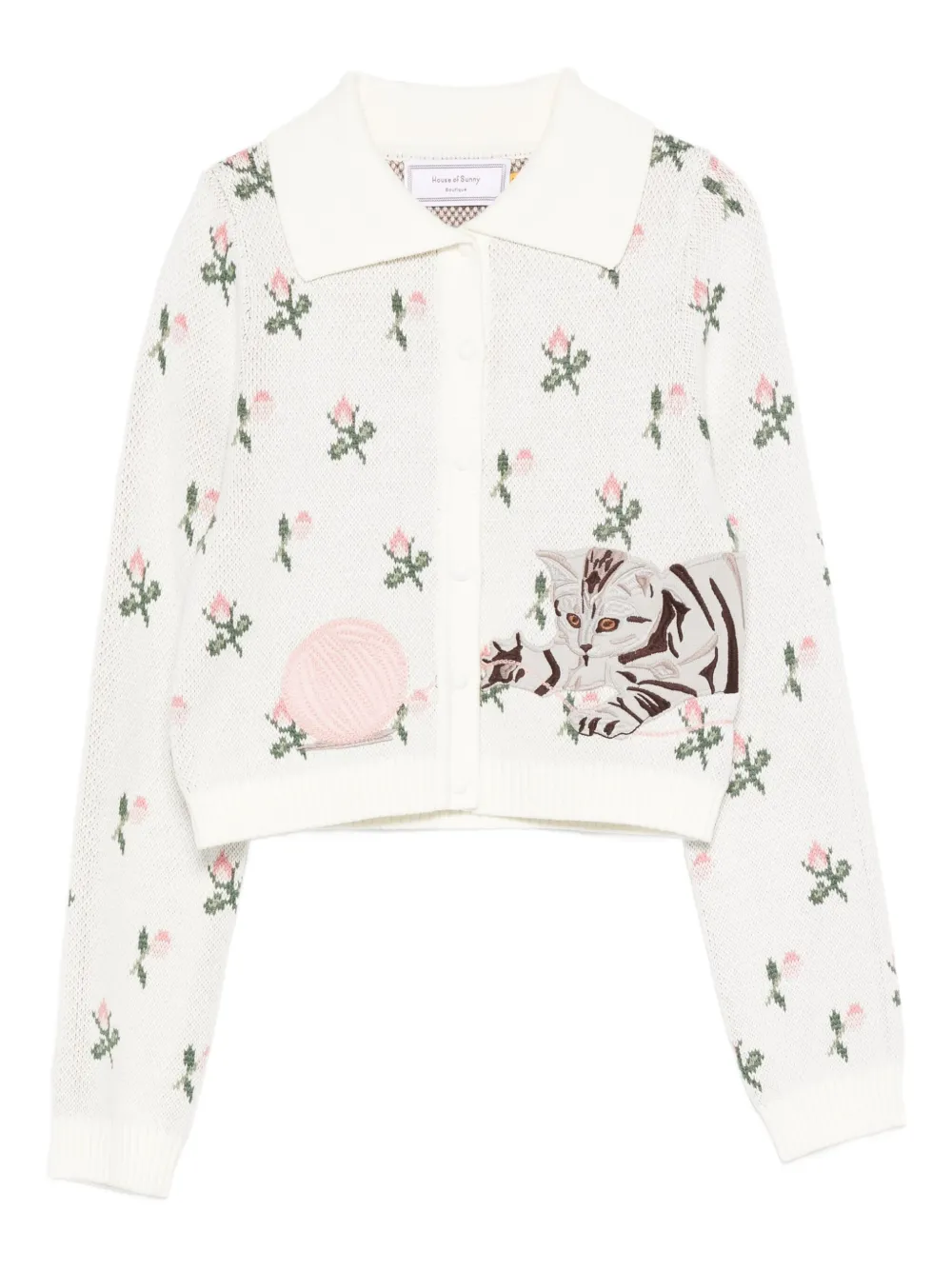 House of Sunny Time To Play カーディガン - ホワイト House of Sunny Time To Play カーディガン - ホワイト