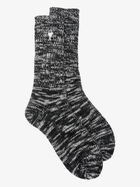 AMI Paris calcetines bordados