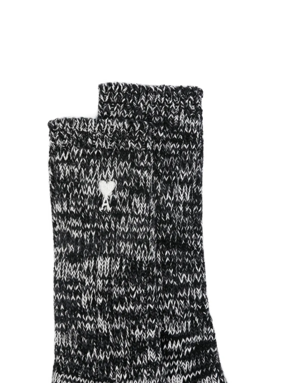 Ami Alexandre Mattiussi Embroidered Socks In Multi
