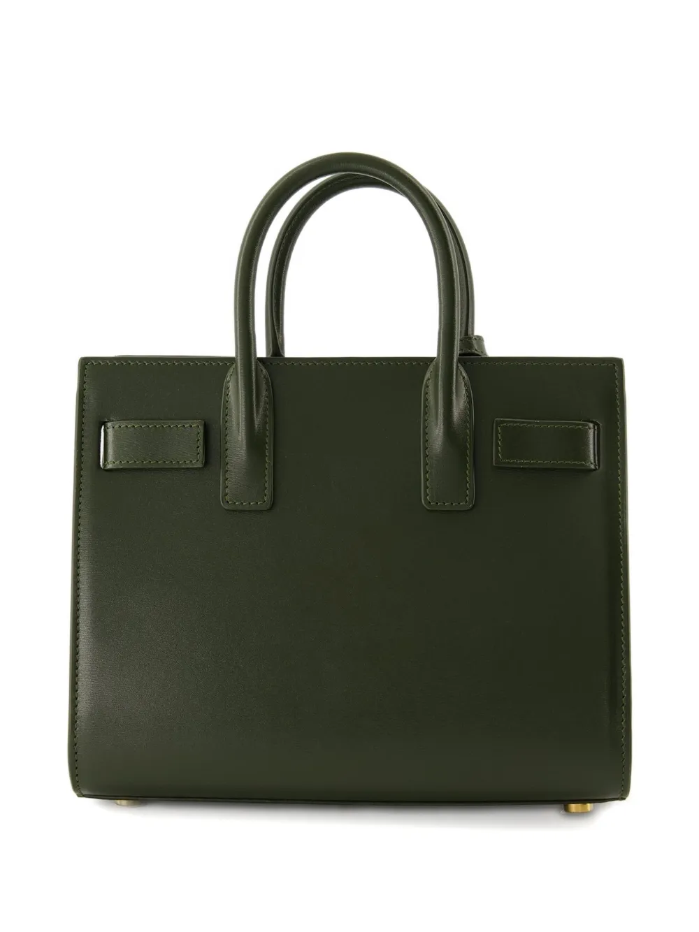 Saint Laurent Nano Sac De Jour Tote Bag In Green