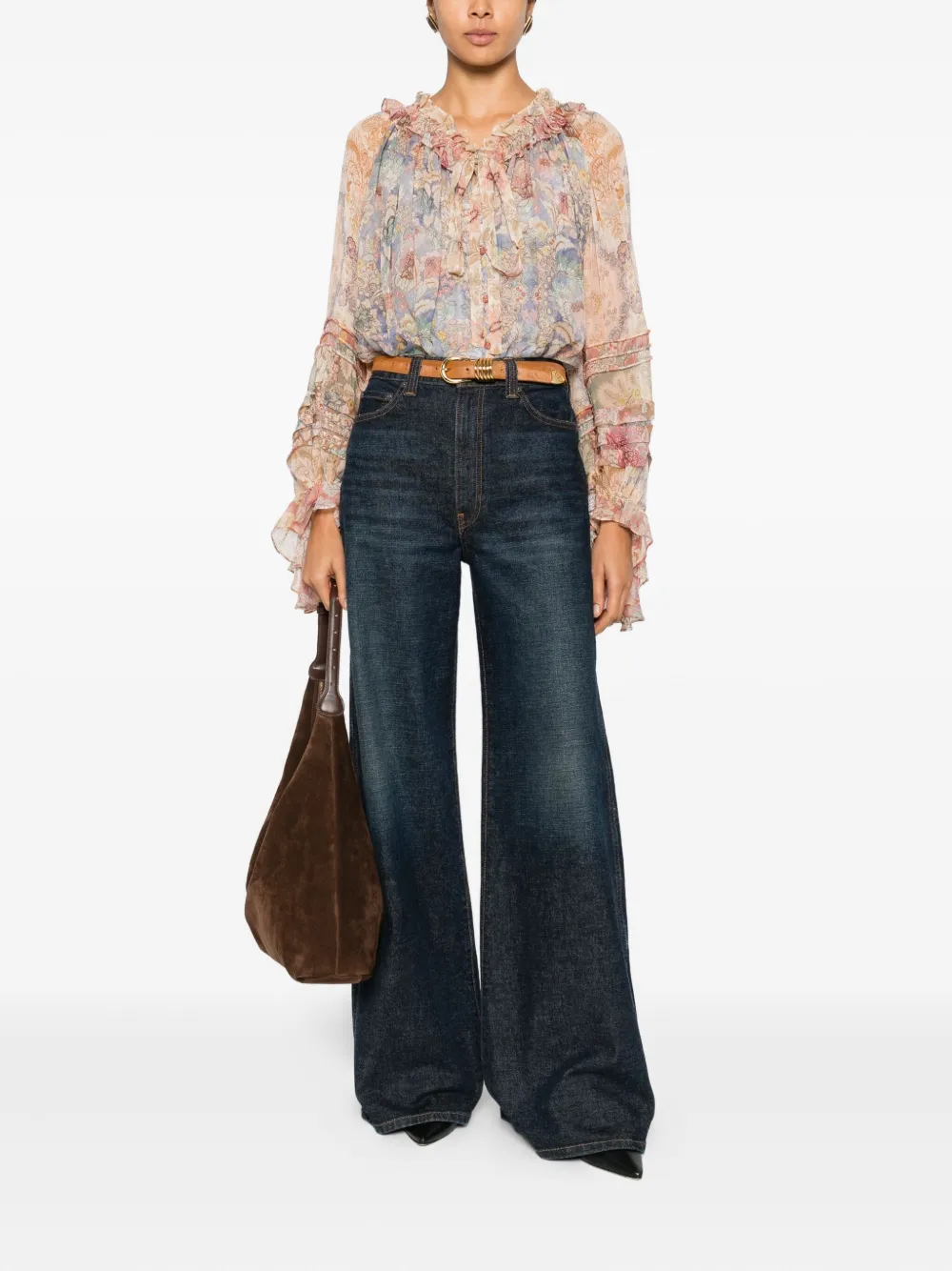 Zimmermann Rebellion Blouse In Neutral
