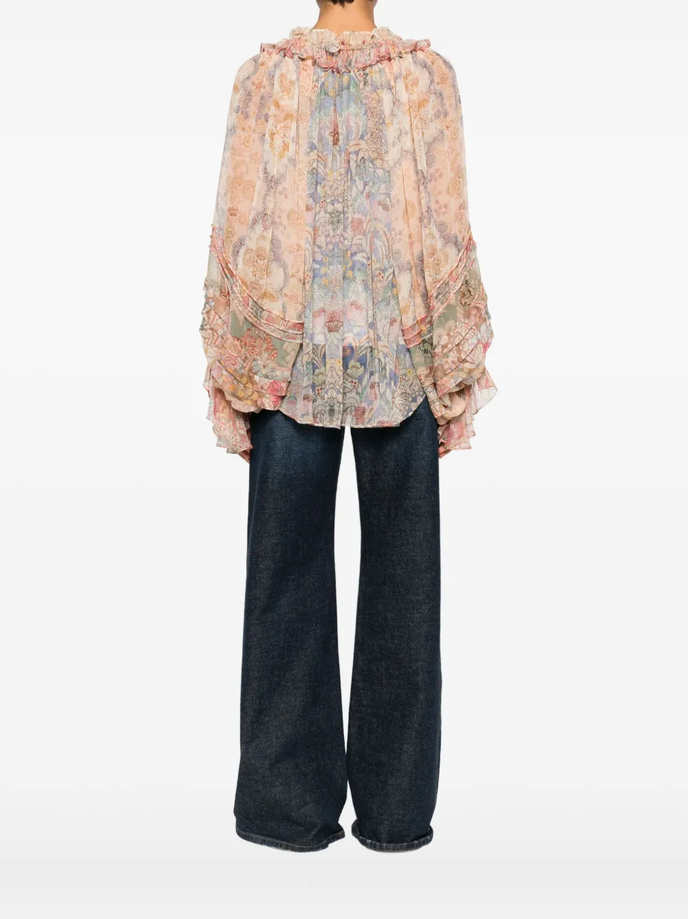 Zimmermann Rebellion Blouse In Neutral