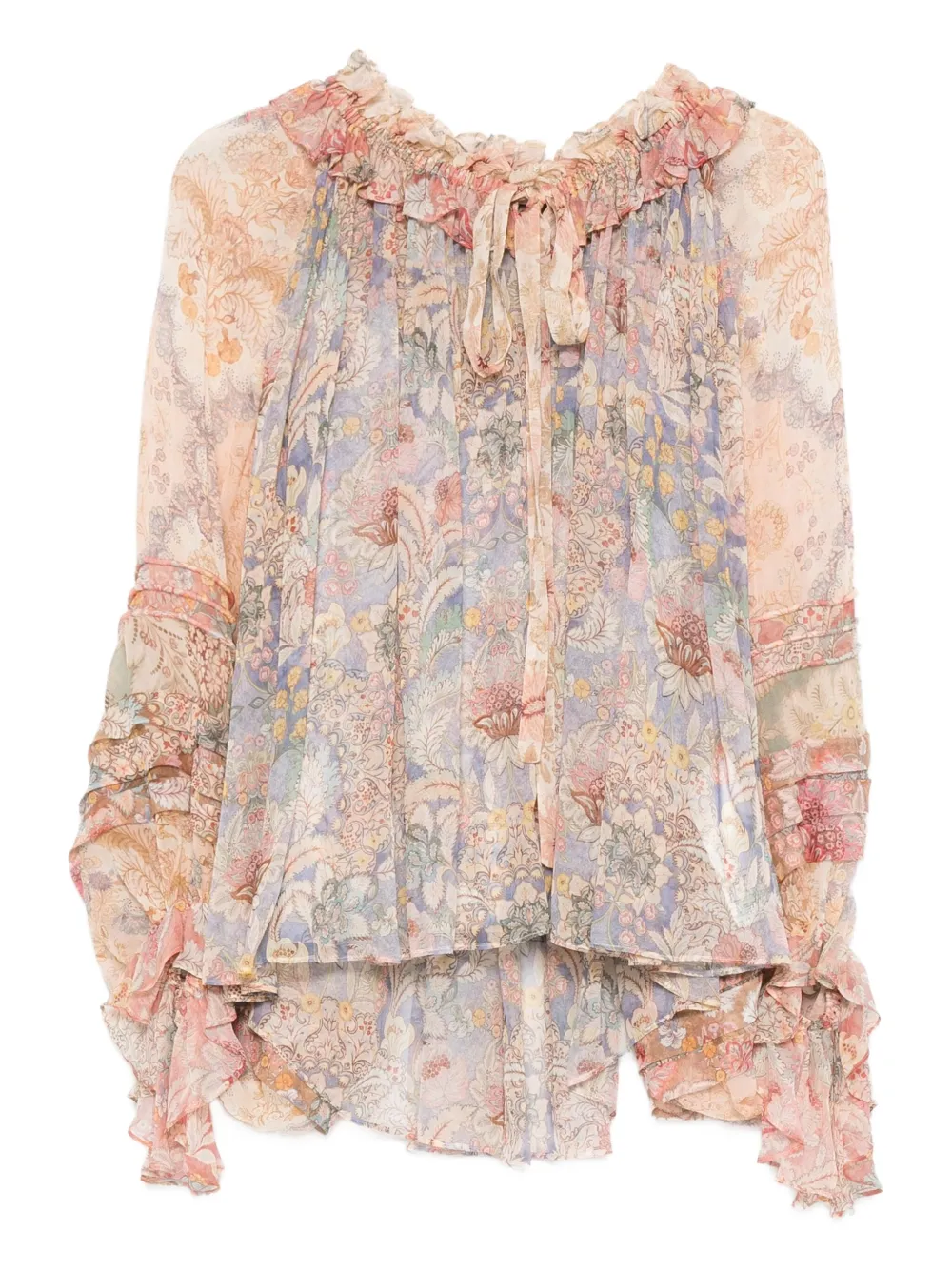 ZIMMERMANN Rebellion Bluse | Rosa | Image 1
