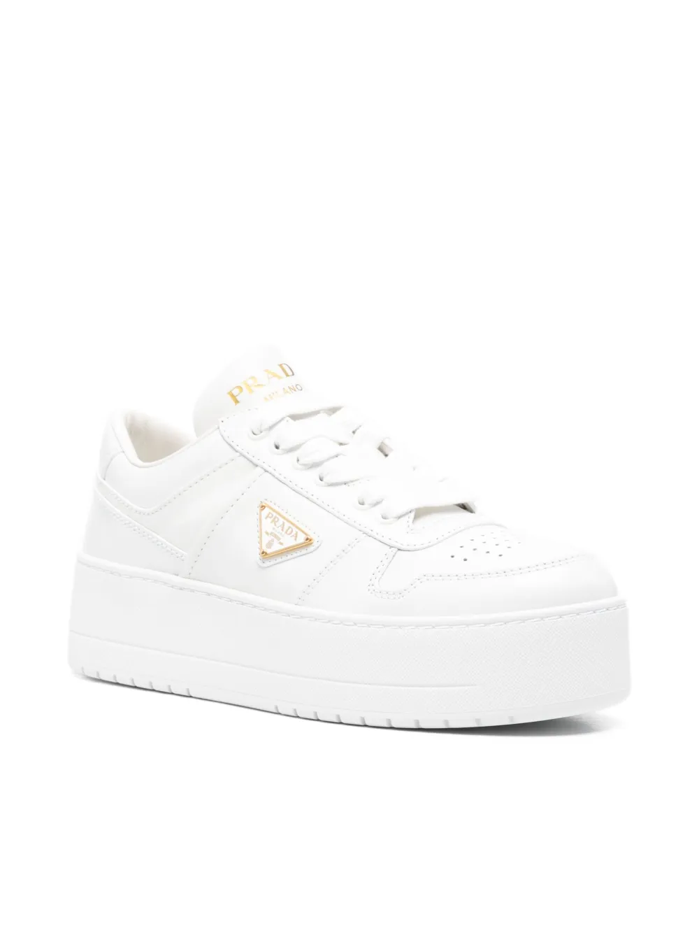 Prada platform logo-patch sneakers | Low-Tops | Image 2