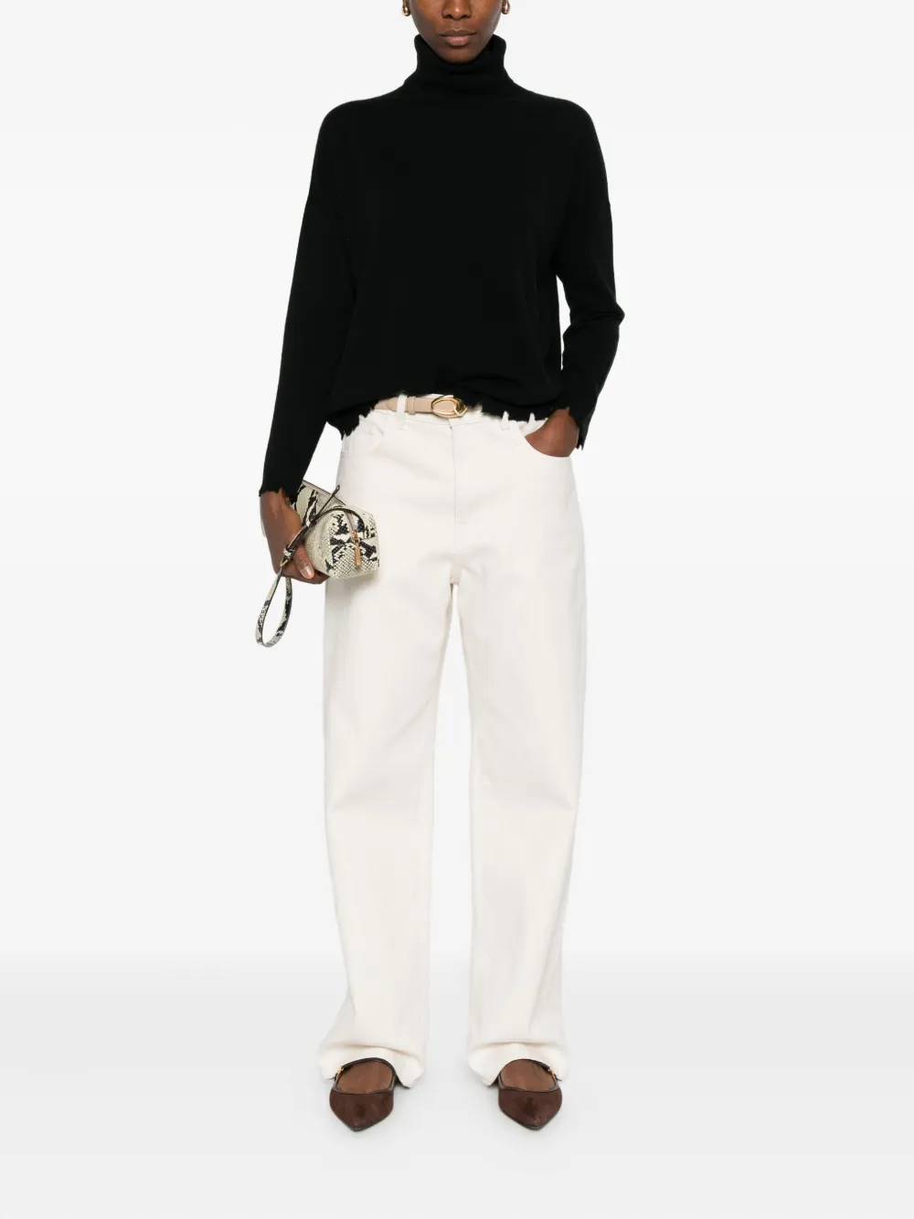 kujten Ausgefranster Mavis Rollkragenpullover | Pullover | Image 2