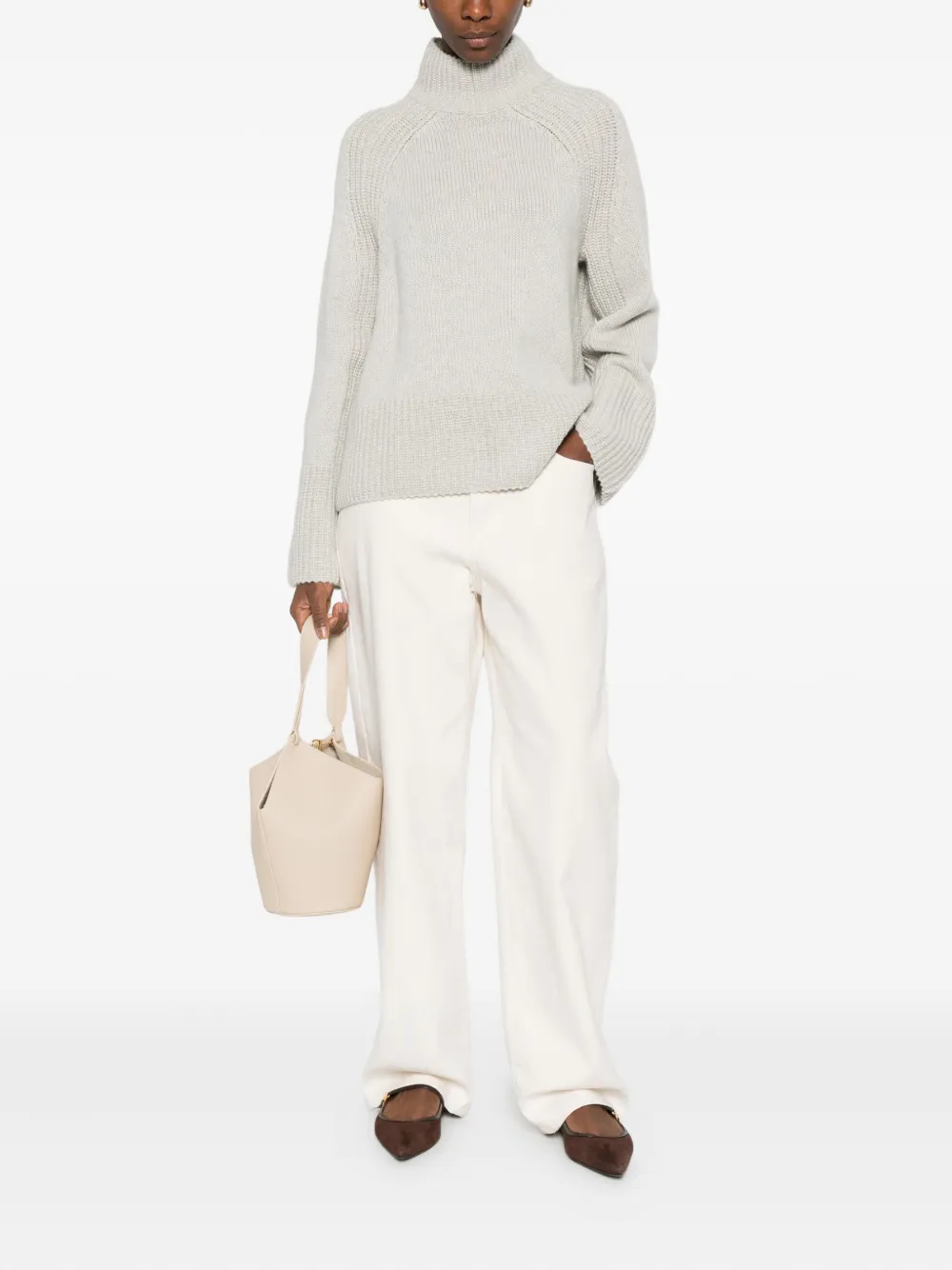 kujten Madge kasjmier trui Grijs