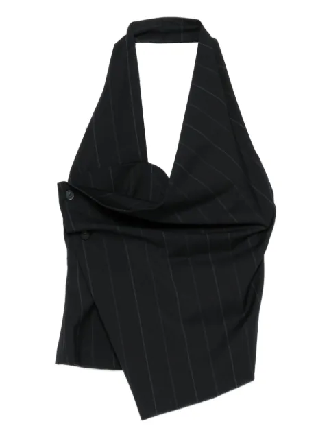 Paloma Wool Tiomi pinstripe halterneck top