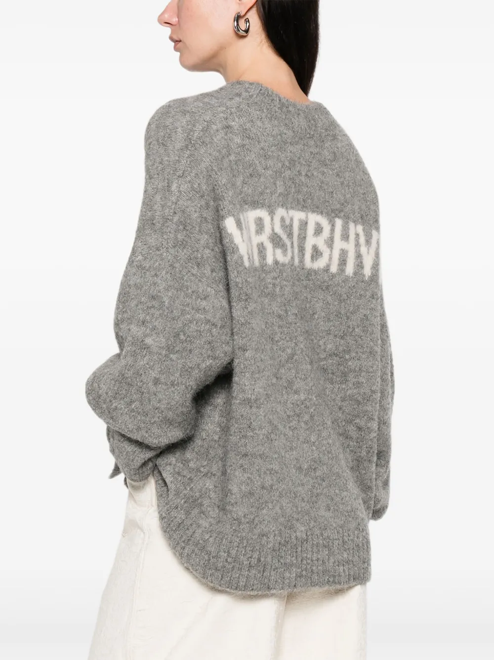 Wrstbhvr Enci Button-fastening Cardigan In Gray