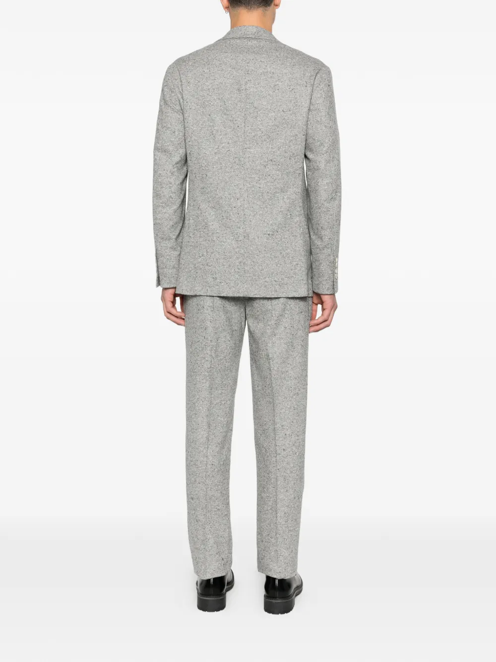  Brunello Cucinelli Mélange-effect Suit - Grey 