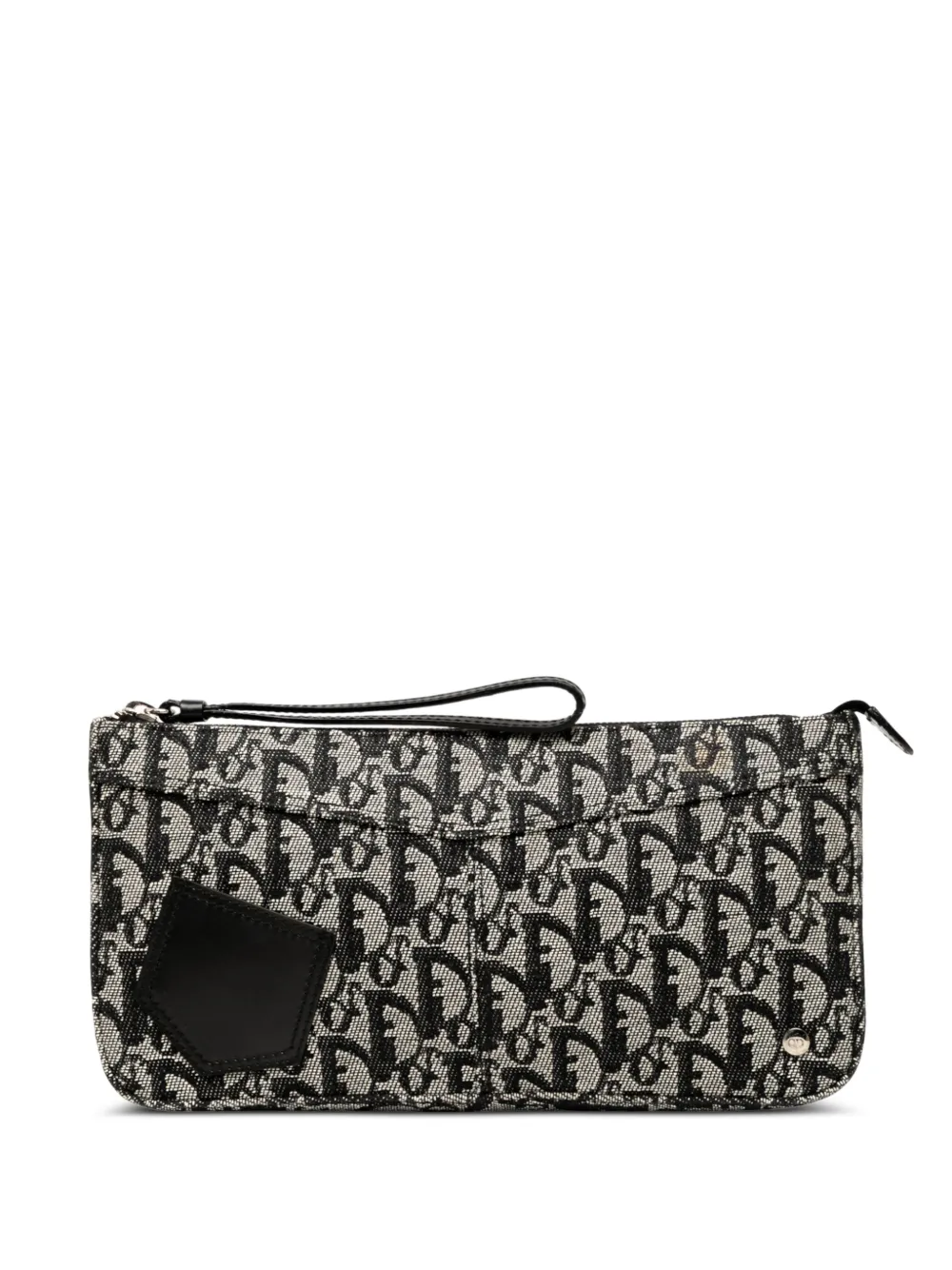 Christian Dior Pre-Owned 2002 Diorissimo Trotter Canvas Wristlet clutch bag | Blue | Image 1