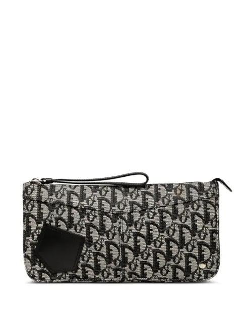 Christian Dior Pre-Owned bolsa de mano Diorissimo Trotter Wristlet de lona 2002