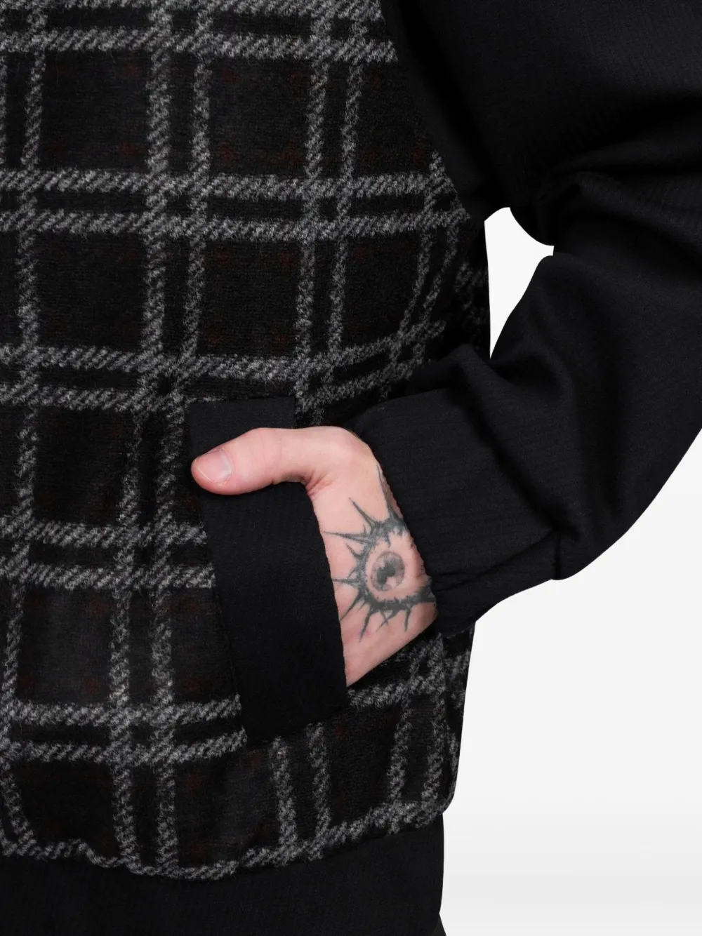 Vous Décidez Zip-up Bomber Jacket In Black