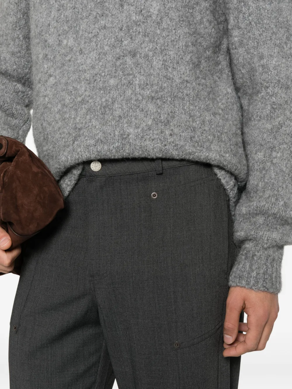 Paloma Wool Orlando Pocket Trousers In Gray