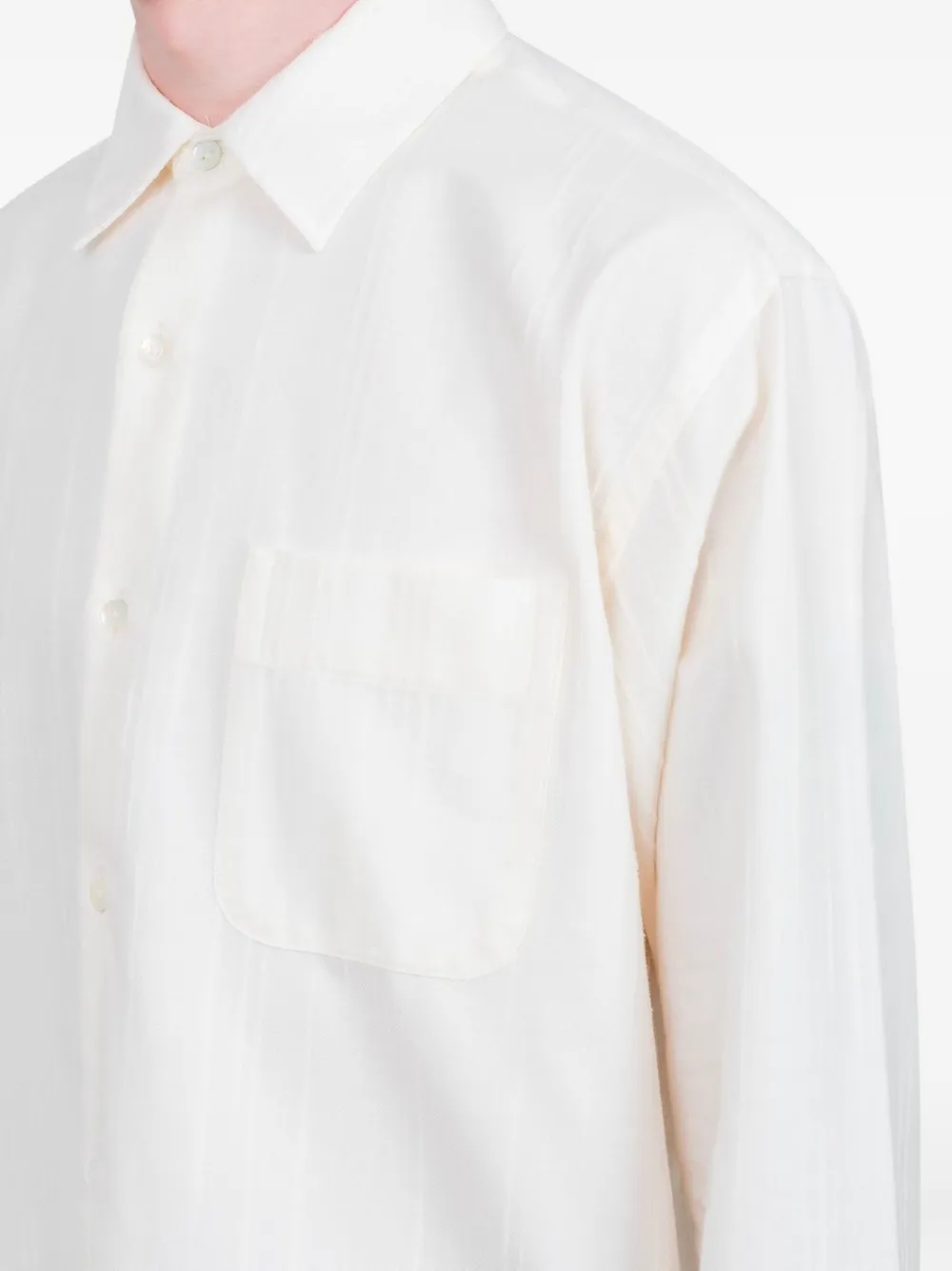 Vous Décidez Made Shirt In White