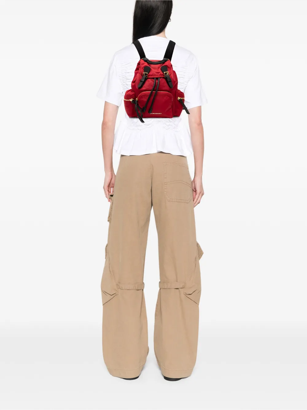 Burberry Pre-Owned 2000-2017 Medium Nylon Runway backpack | Pre-Owned | Image 2