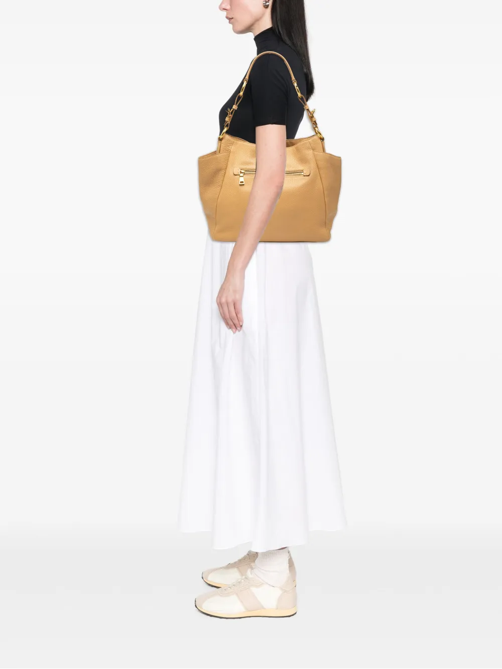 Prada Pre-Owned 2000-2025 Vitello Daino Front Zip hobo bag | Pre-Owned | Image 2