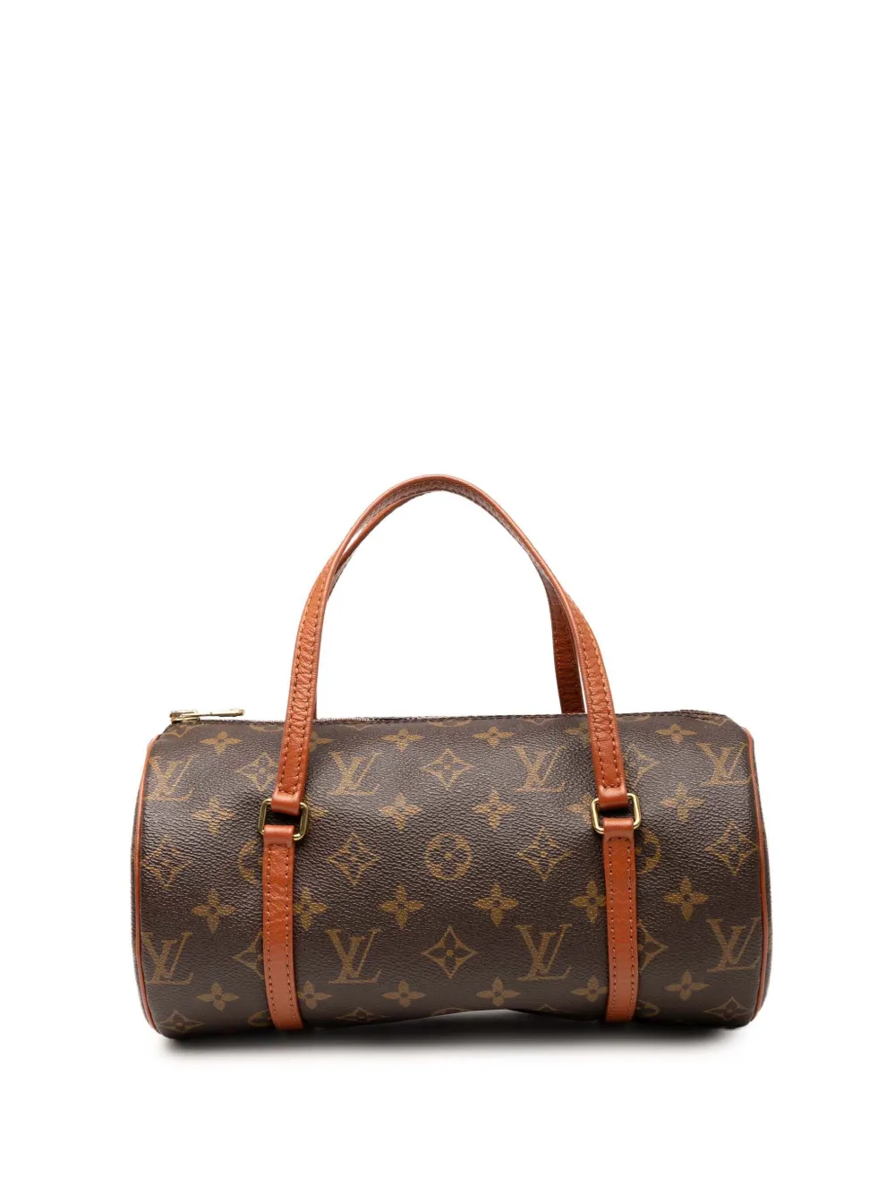 Pre-owned Louis Vuitton 1994 Monogram Papillon 26 Handbag In Brown
