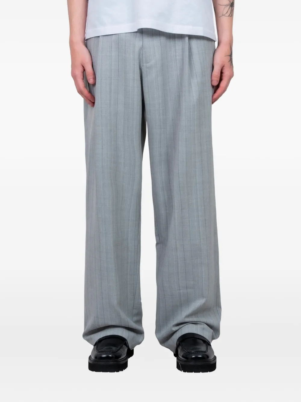 Vous Décidez Clip striped trousers | gris | Image 1