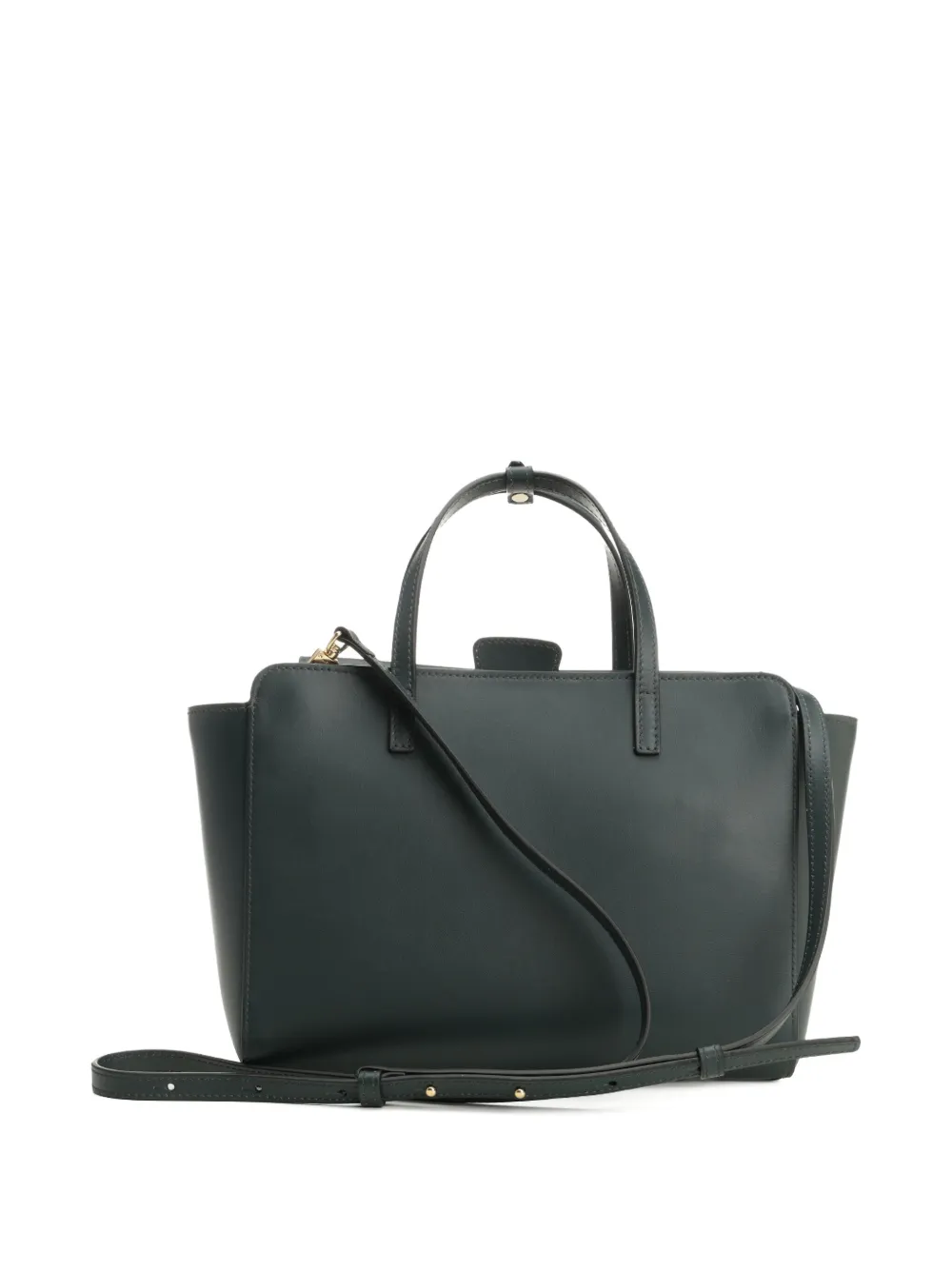 HIDESINS top-handle tag-detail tote bag - Groen