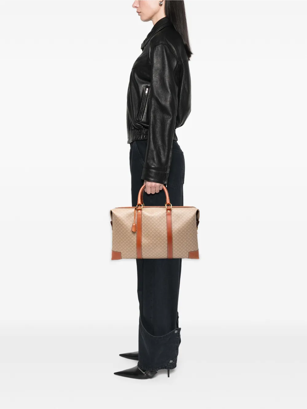 Celine Pre-Owned 2007 Macadam Coated Canvas travel bag | Pre-Owned | Image 2