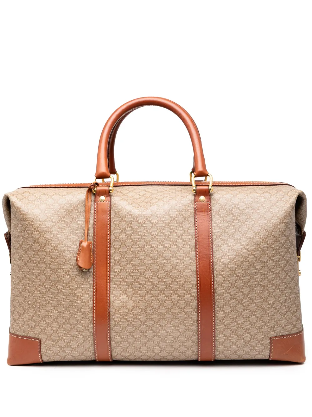 Celine Pre-Owned 2007 Macadam Coated Canvas travel bag - ブラウン Celine Pre-Owned 2007 Macadam Coated Canvas travel bag - ブラウン
