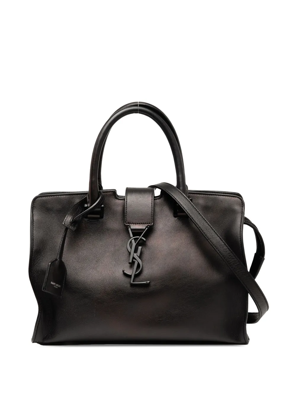 Saint Laurent Pre-Owned 2015 Baby Leather Monogram Downtown Cabas Saint Laurent Pre-Owned 2015 Baby Leather Monogram Downtown Cabas
