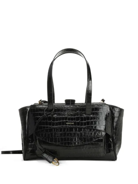 HIDESINS Tote Bag mit Kroko-Prägung
