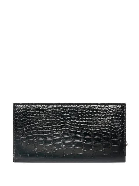 TOM FORD reptile-effect zip wallet