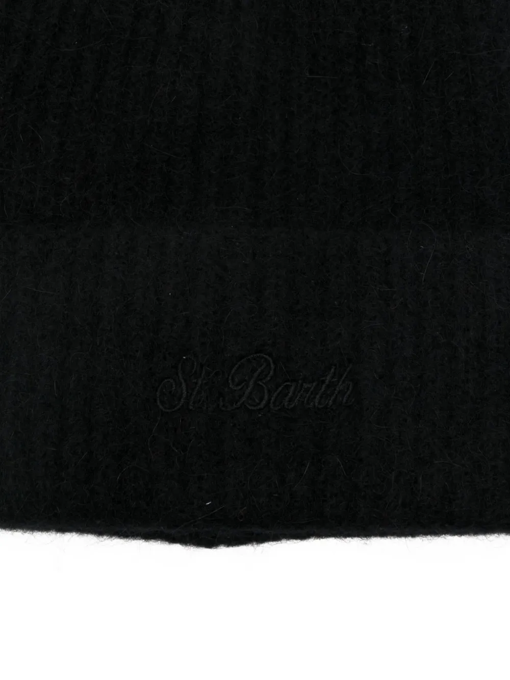 MC2 Saint Barth Muts met geborduurd logo NERO