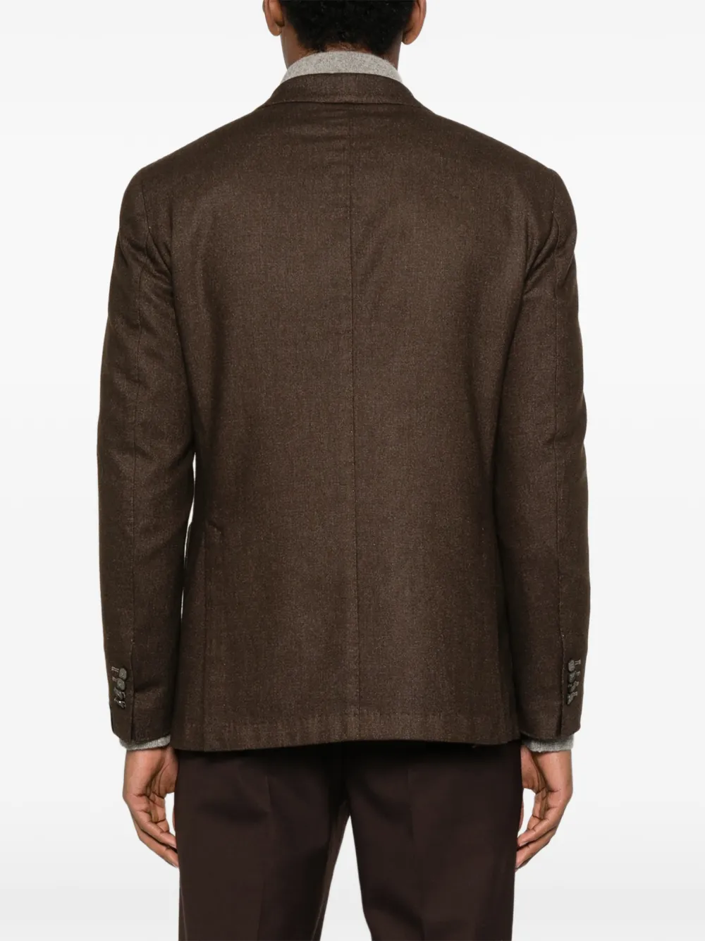 Santaniello Blazer met knopen Bruin