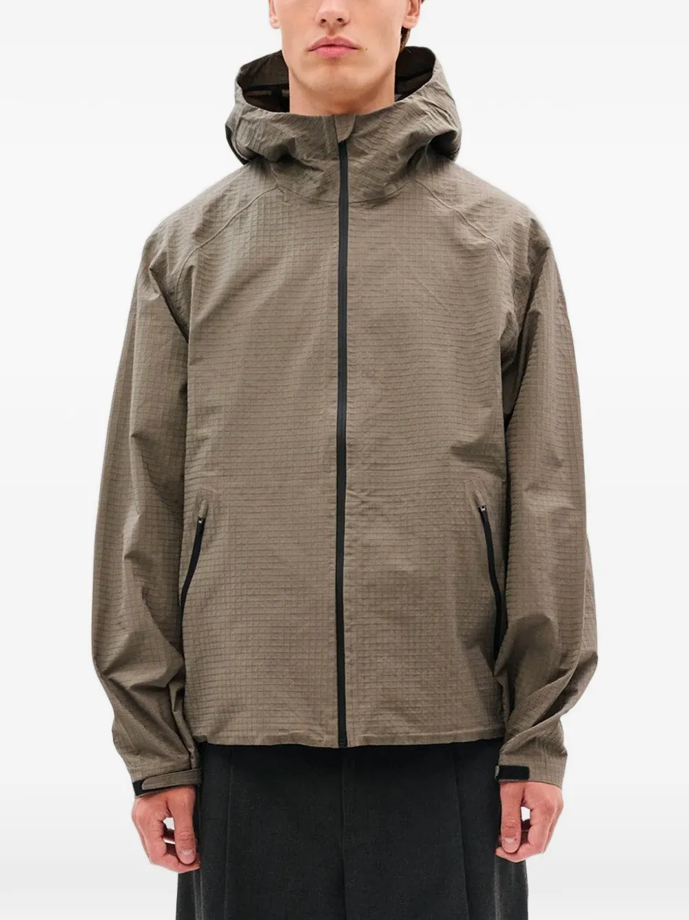  Hiking Patrol Waypoint Check-pattern Jacket - Brown 