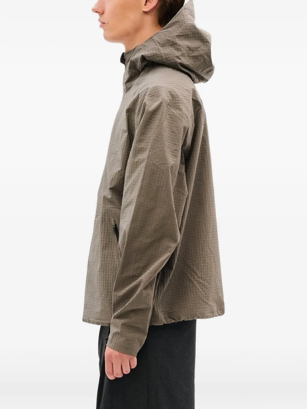  Hiking Patrol Waypoint Check-pattern Jacket - Brown 