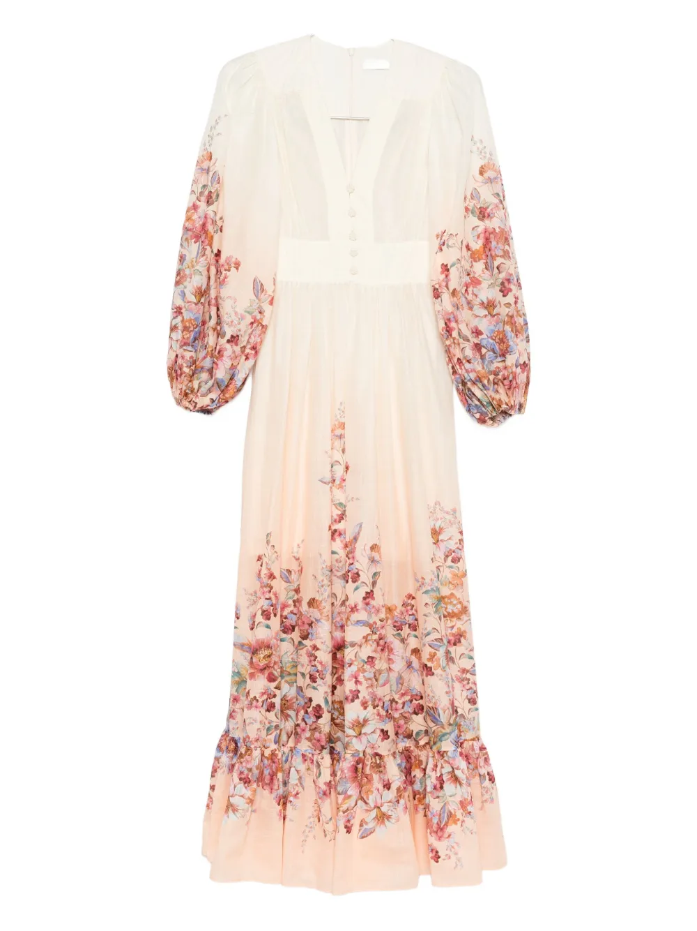 Zimmermann Awaken Plunge Maxi Dress Women In Multi