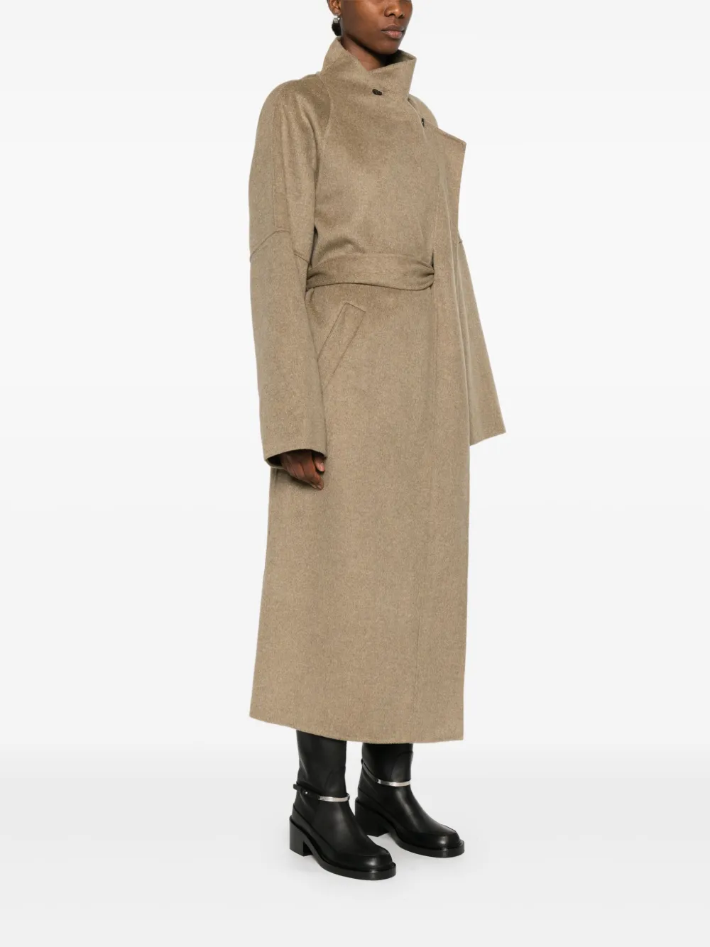  Viktoria Chan Juliet Button Coat - Brown 