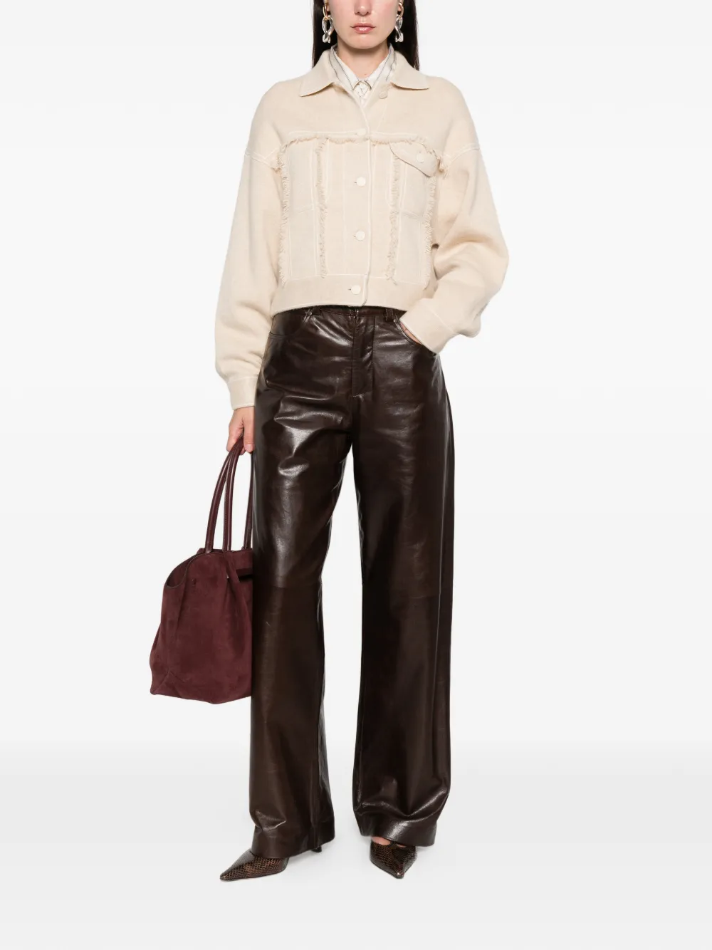 kujten Arya fringed buttoned jacket | Varsity Jackets | Image 2