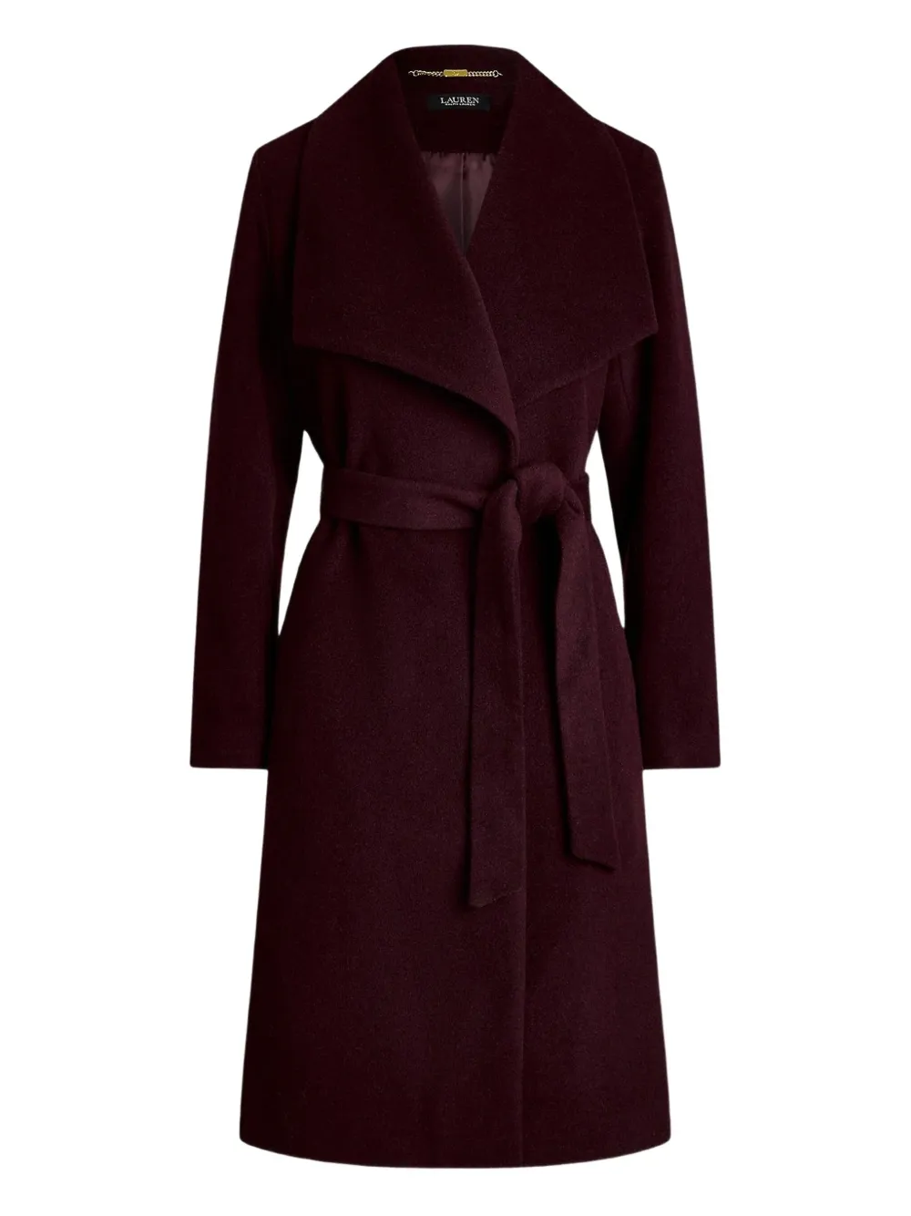 Ralph Lauren Wool Wrp 42 Lined Coat In Multi