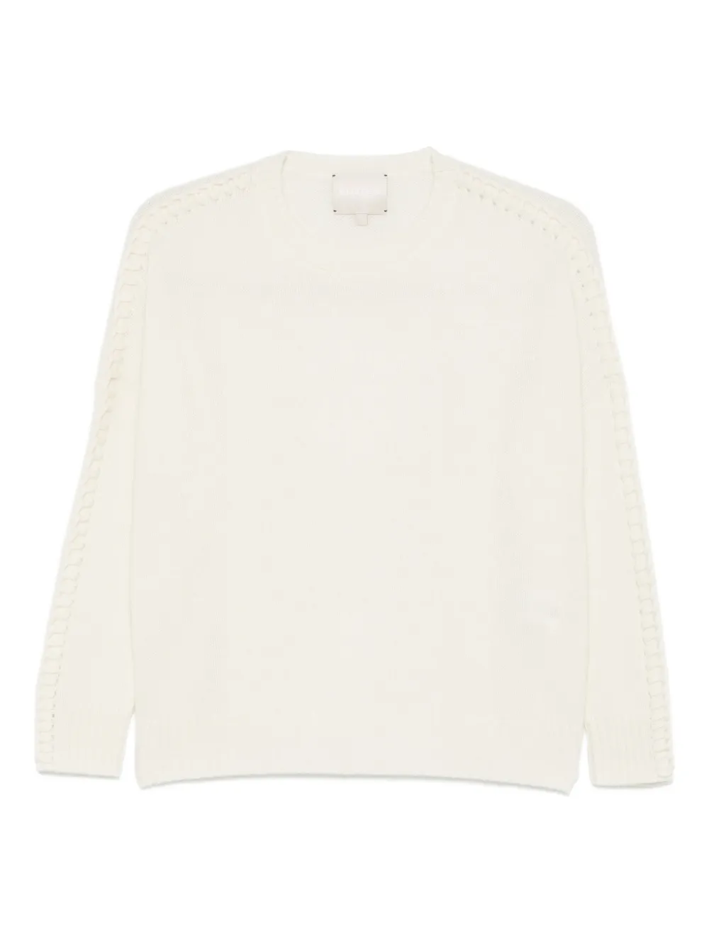 kujten whipstitch-detailed sweater | White | Image 1