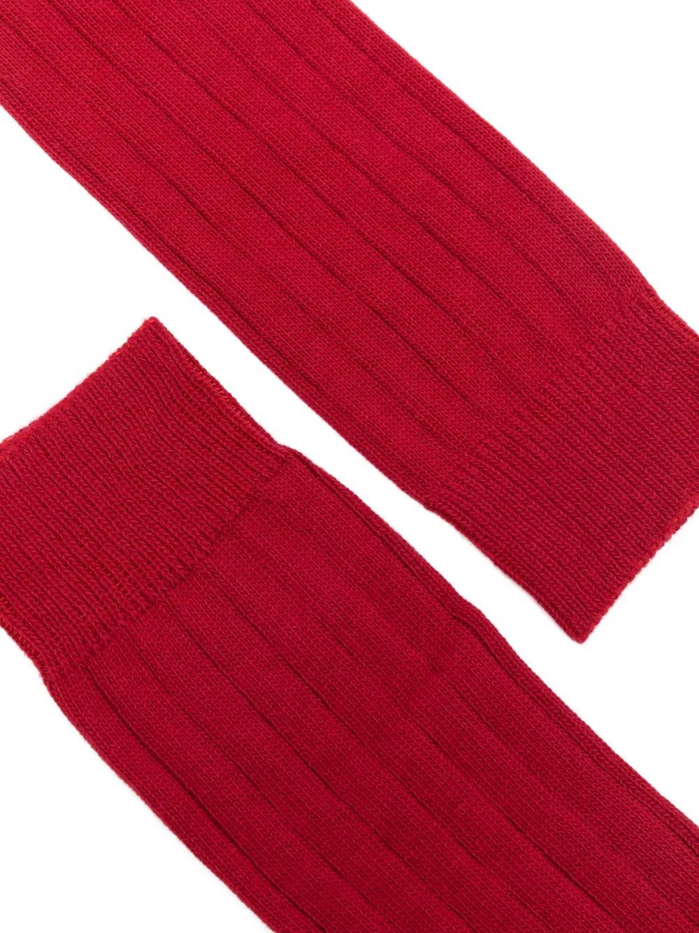 Sebago Ribbed Socks In Red