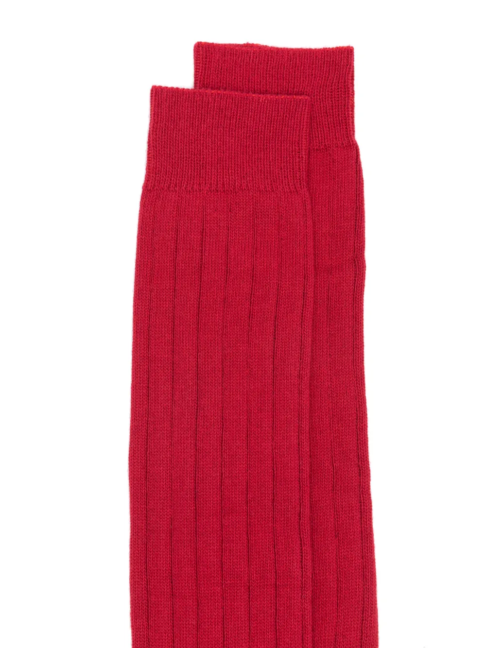 Sebago Ribbed Socks In Red