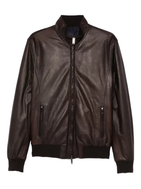 VOLFAGLI Tuscany zip-fastening leather jacket