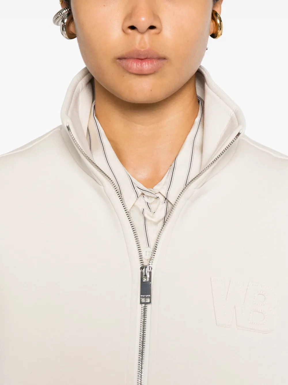 Wrstbhvr Zip-up Jacket In White