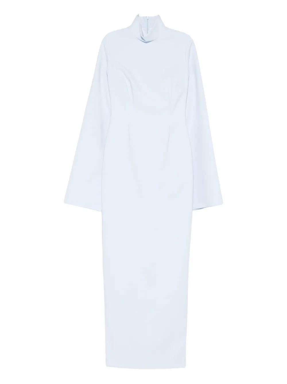 Solace London Josefine Maxi Dress In Blue