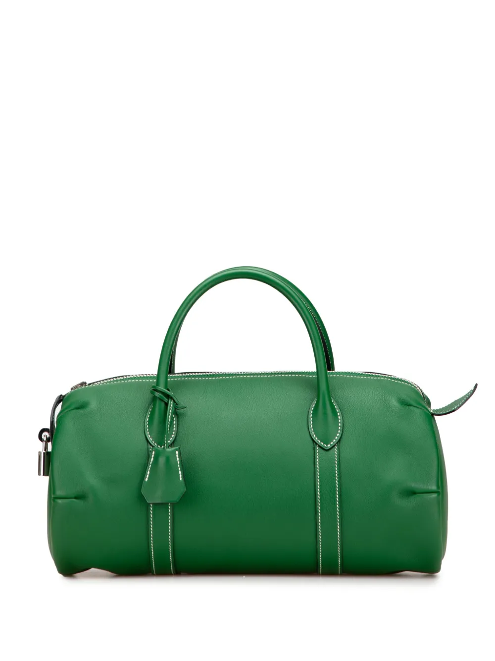 Hermès Pre-Owned 2010 Swift Polochon 1925 30 boston bag - グリーン Hermès Pre-Owned 2010 Swift Polochon 1925 30 boston bag - グリーン